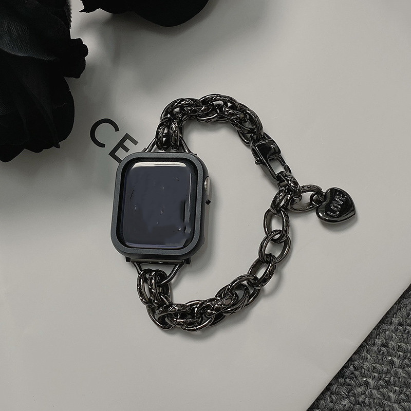 Correa reloj metal estilo hip hop creativa europa