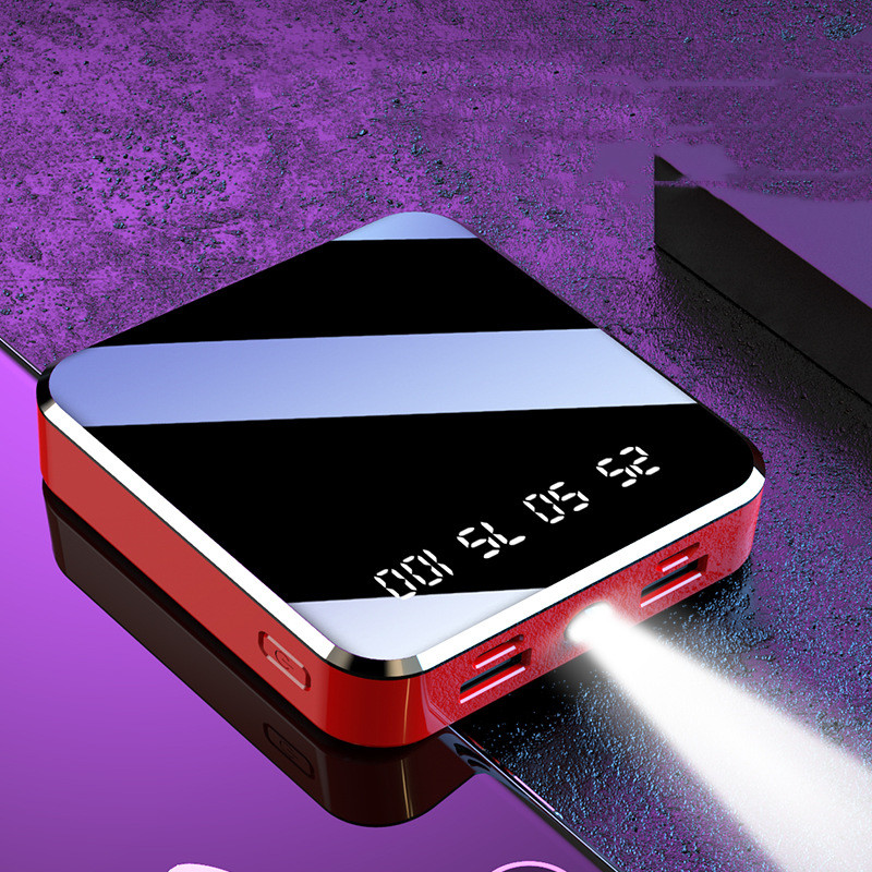 Power bank compacto espejo completo