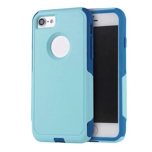 Funda antigolpes robot dos colores para celular