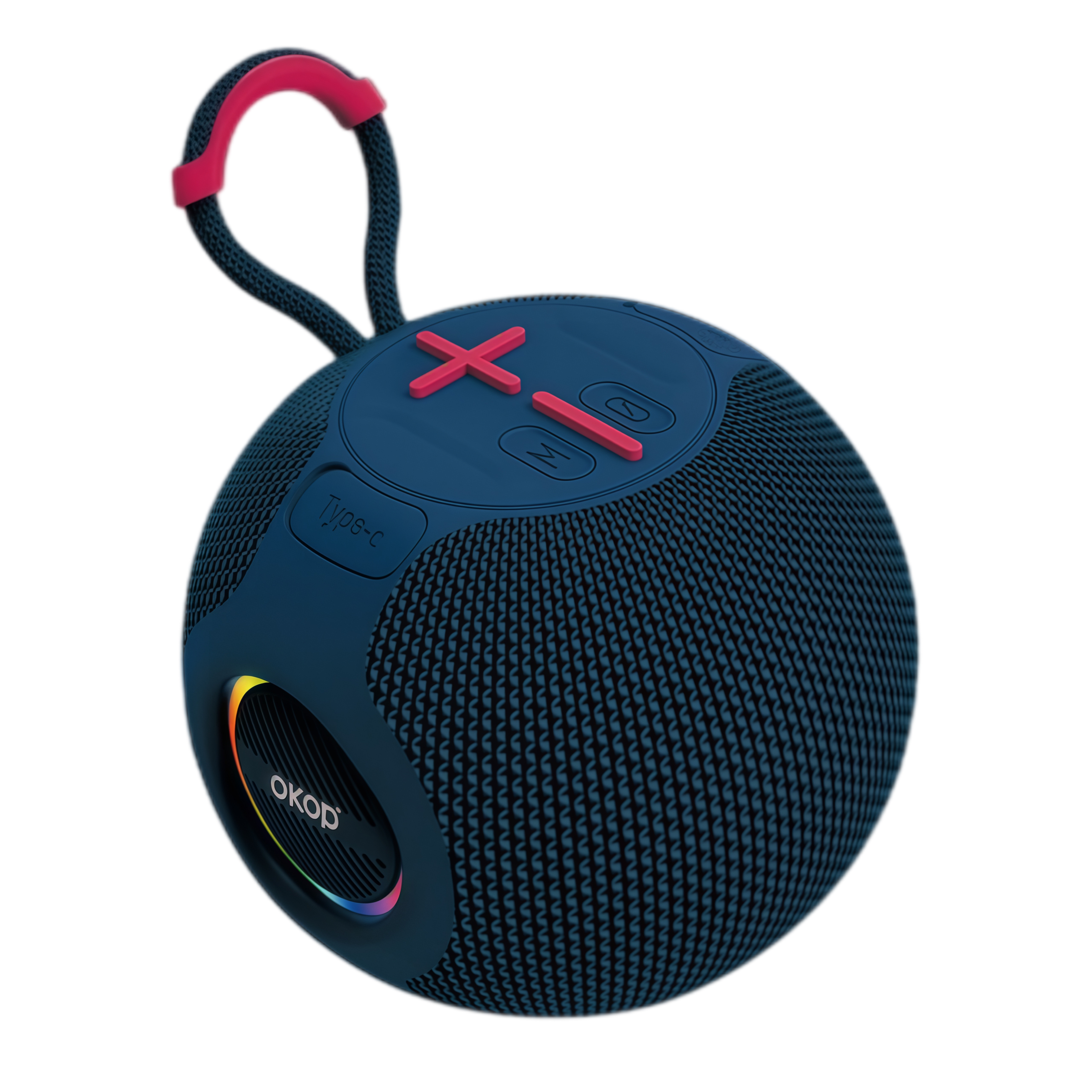 KP-878 Best-selling Wireless Bluetooth Speaker Portable With A Carrying Handle RGB Lighting Long Battery Life High Sound Quality Perfect For Outdoor Gatherings In Stock