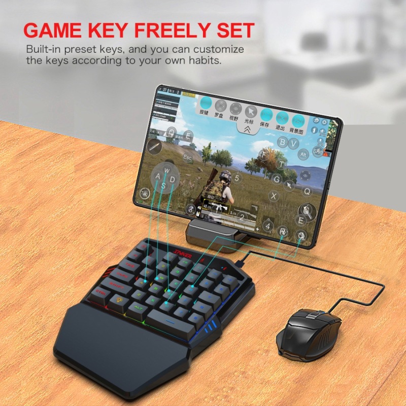 Set teclado gaming y mouse Throne One