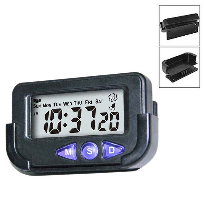 Reloj alarma digital viaje tamaño bolsillo portátil