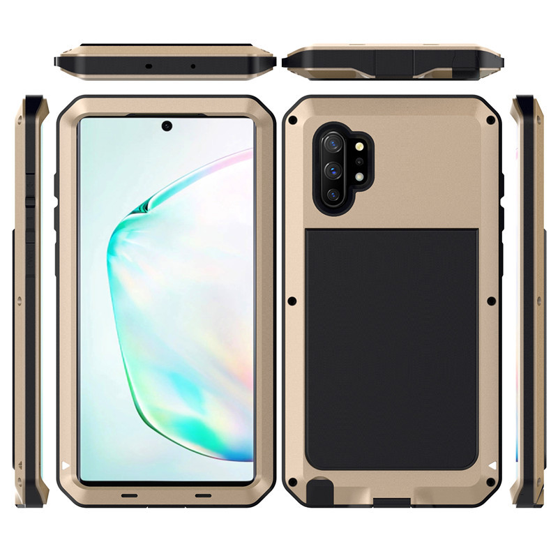 The New Model Is Suitable For Samsung Note10 Metal Protective Shell Note10 ThreeProof Aluminum Alloy Waterproof And AntiFall Cover