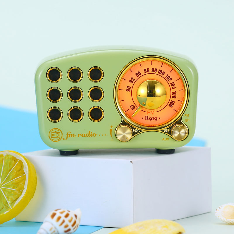 Mini tarjeta audio inalámbrica lindo verde nueva