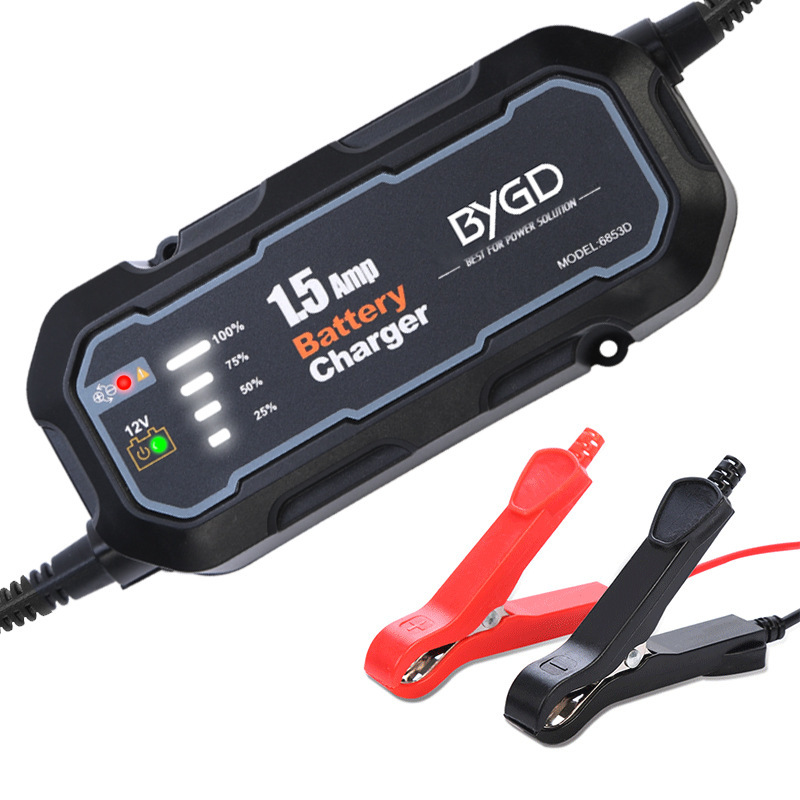 Cargador batería auto moto 12V reparación plomo 1500mA