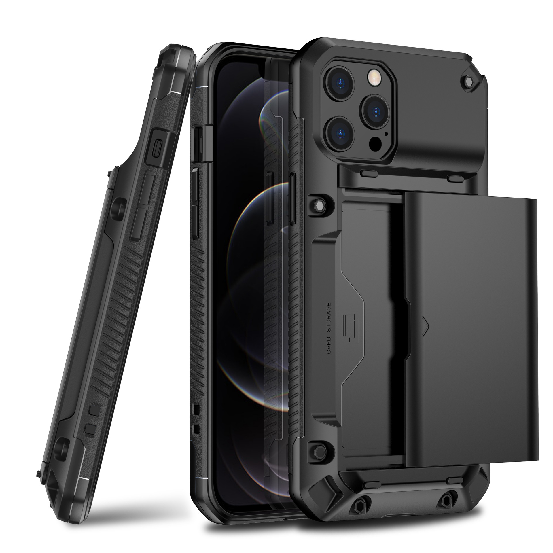Funda integral con tarjetero para iPhone 12 Pro Max