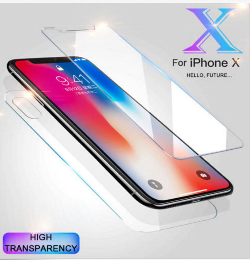 Protector pantalla vidrio templado para iPhone 12 11 Xs Max 7 8 6