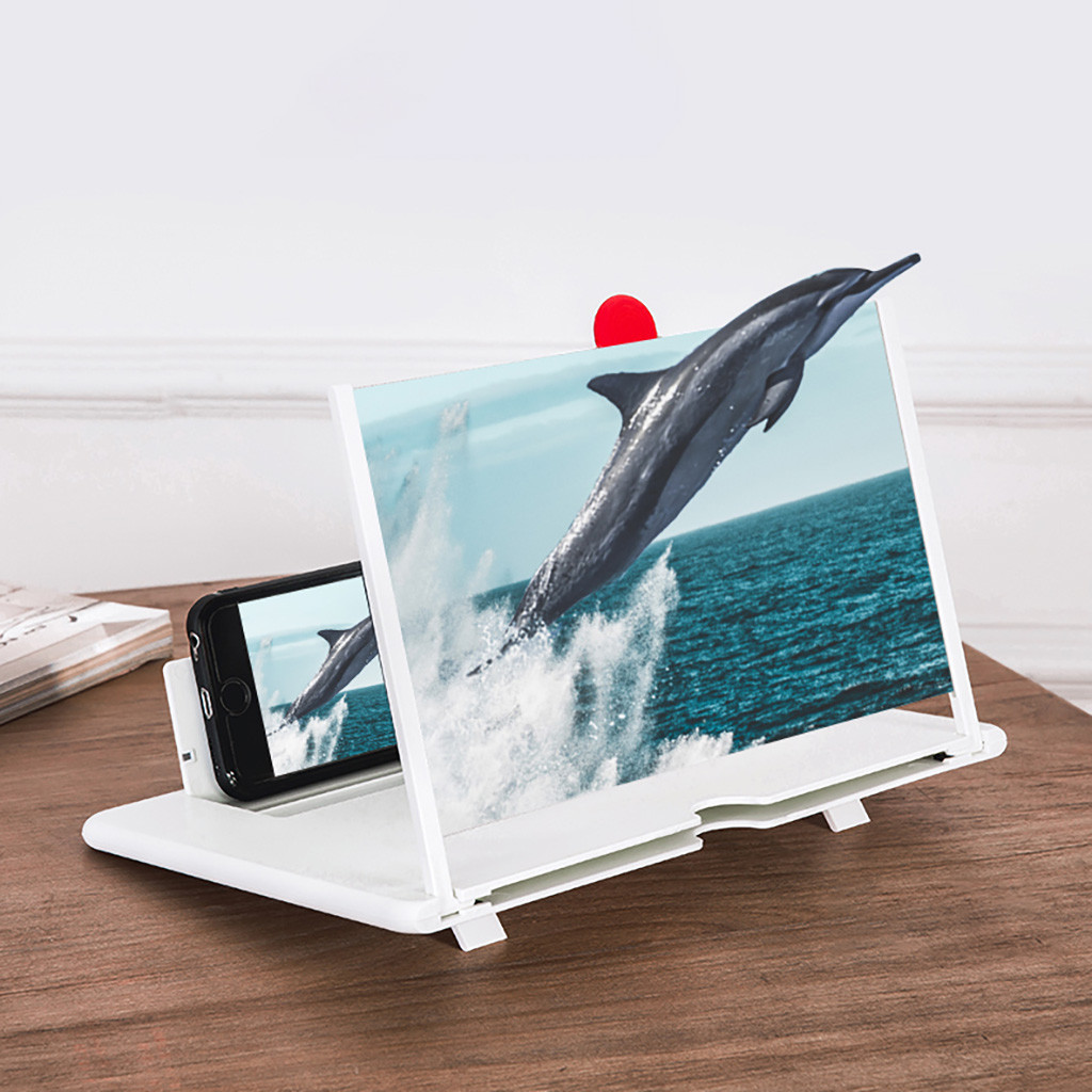 Lupa de pantalla 3D plegable liviana para celular