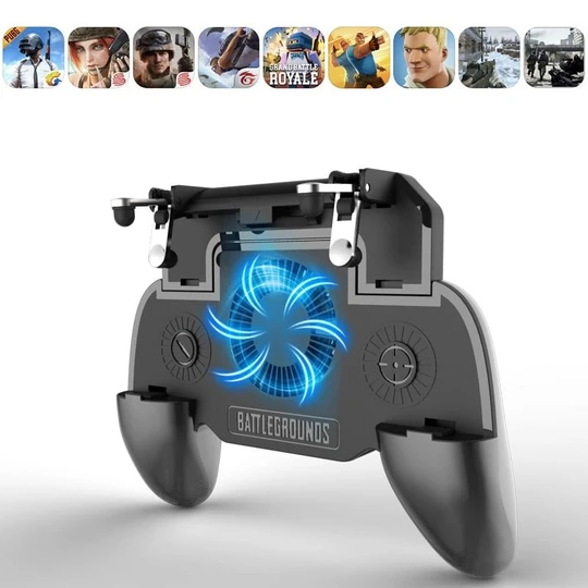 Gamepad 3 en 1 para celular con enfriador y batería portátil