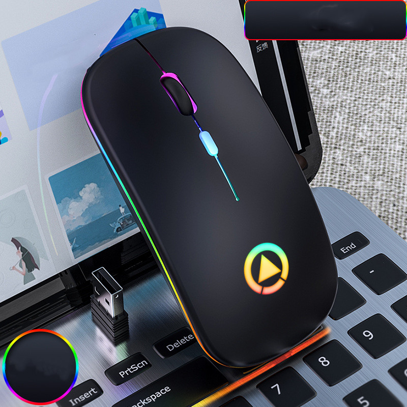 Mouse Bluetooth con carga inalámbrica