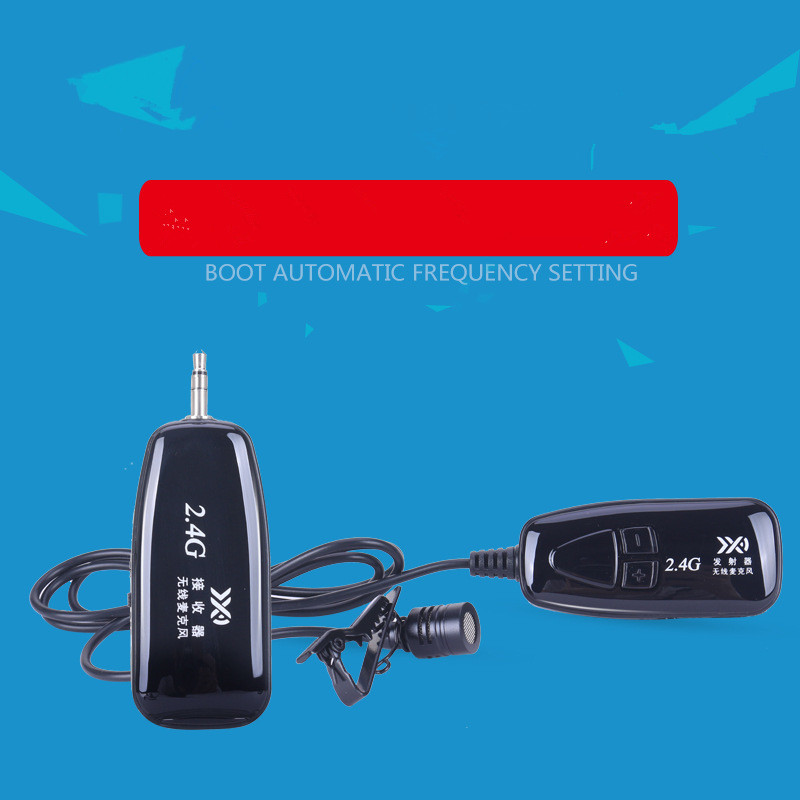 Micrófono solapa inalámbrico 2.4G transmisión en vivo