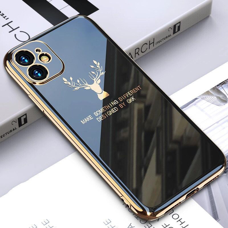 Funda celular con protección completa de lente