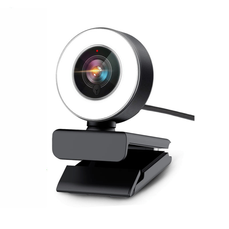 Cámara belleza USB 1080p autofoco con luz de relleno