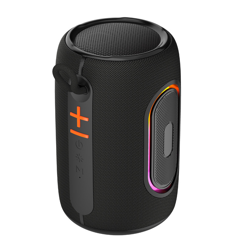 Parlante KP-592 Bluetooth portátil RGB para home con slot SD