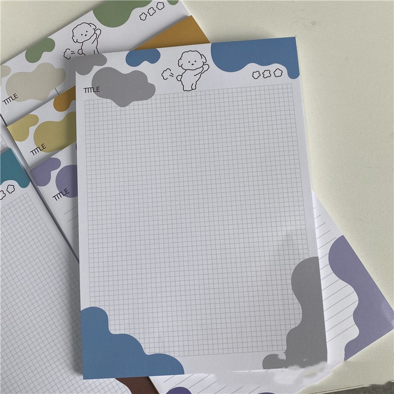 Notas adhesivas B5 de perrito estilo coreano