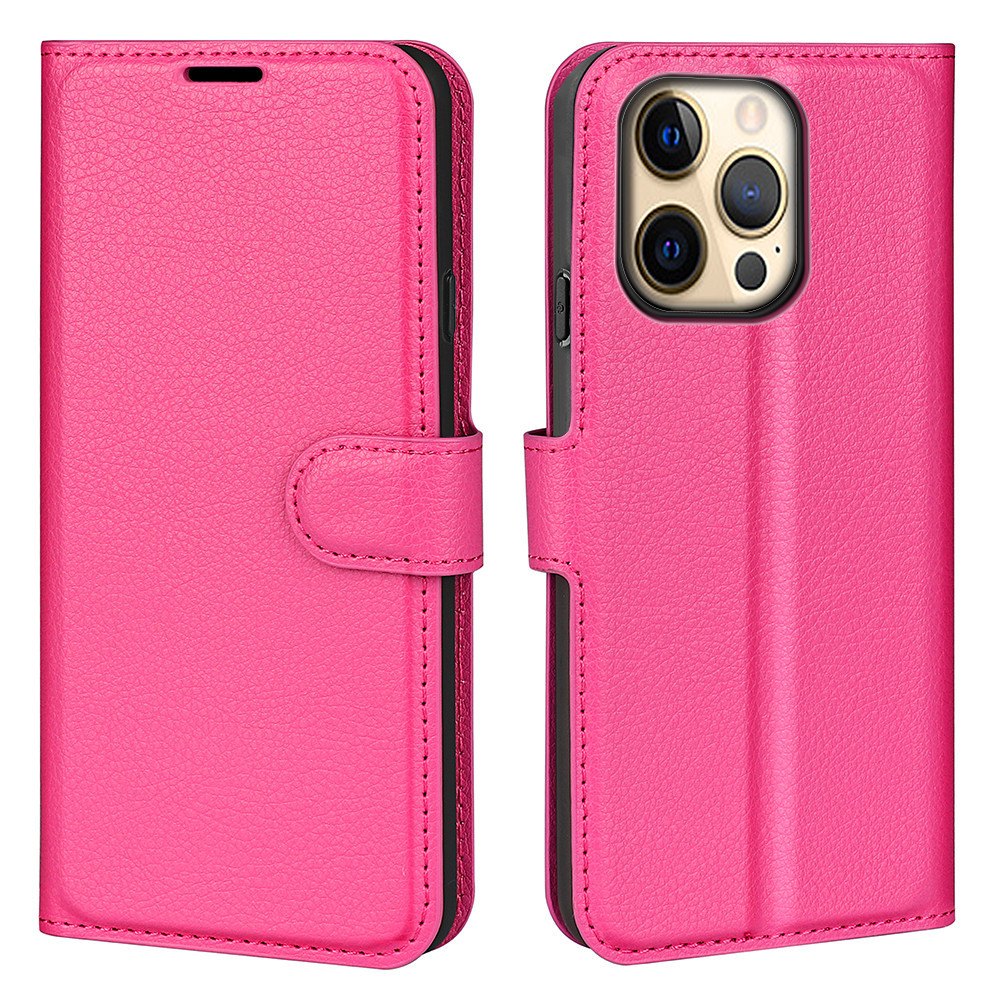 Funda teléfono ranura tarjetas patrón lichi