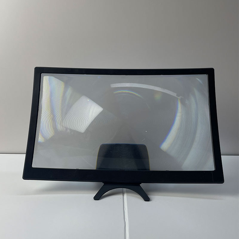 L6 Curved Screen Amplifier, 12-Inch HD Mobile Phone Magnifier for Daily Use