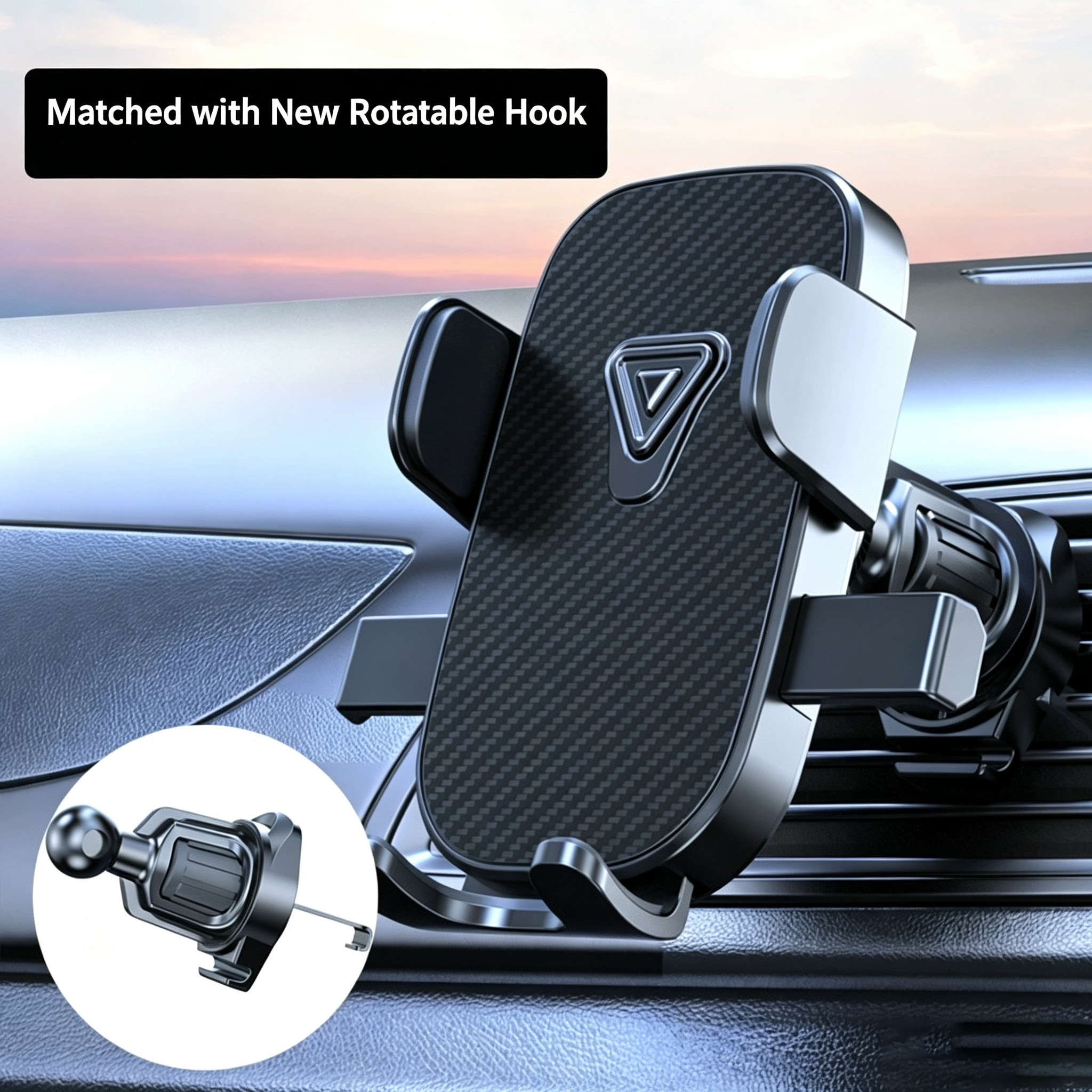 Hook Style Car Air Vent Phone Mount, Phone Accessory for Daily Use