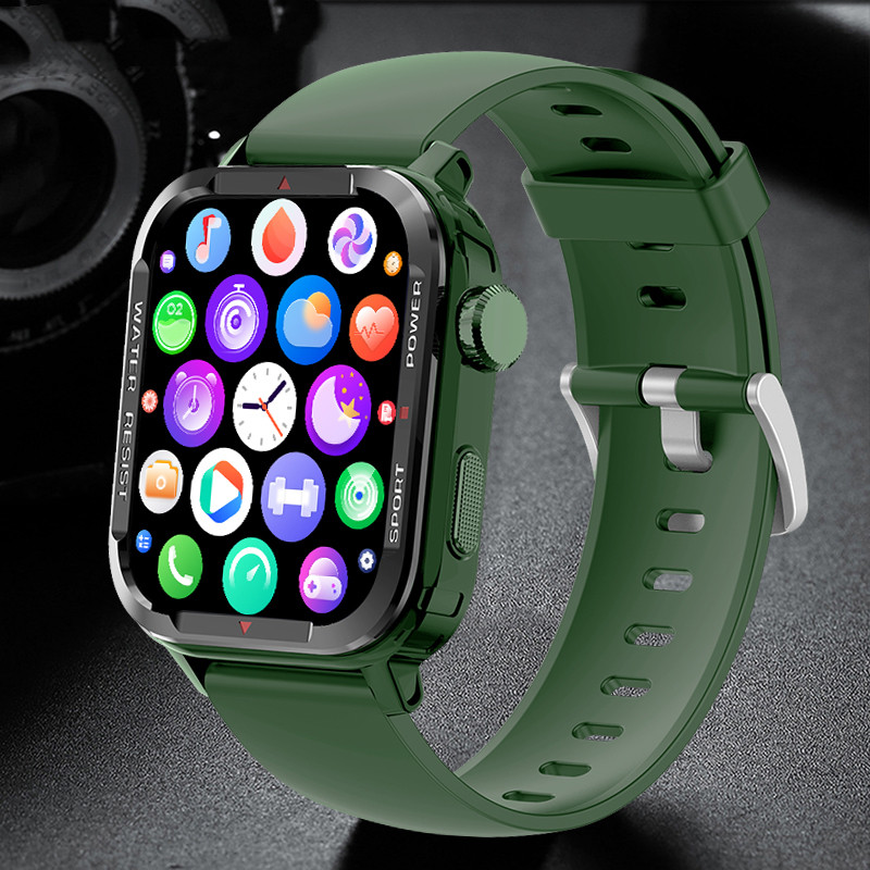 Reloj deportivo inteligente Bluetooth con monitoreo de presión y oxígeno